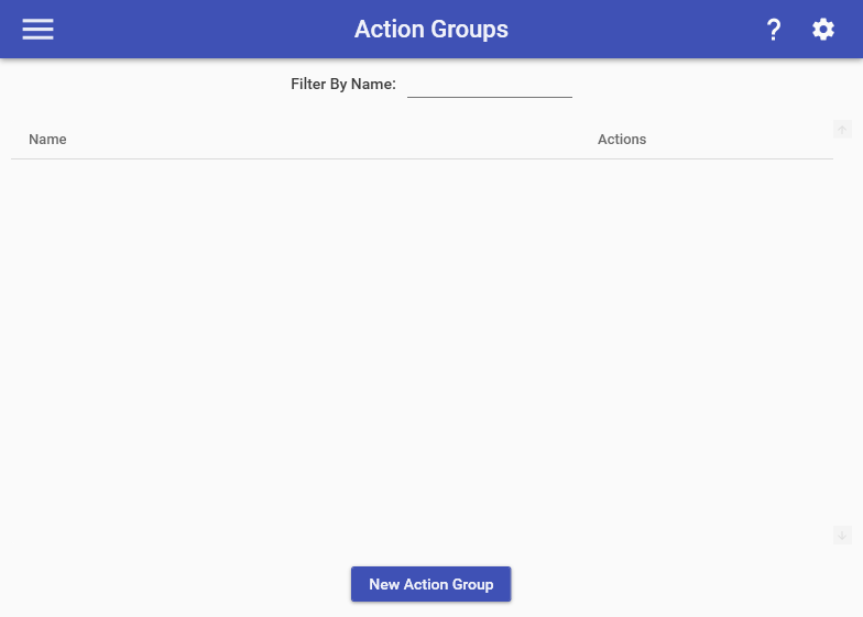 Action Groups