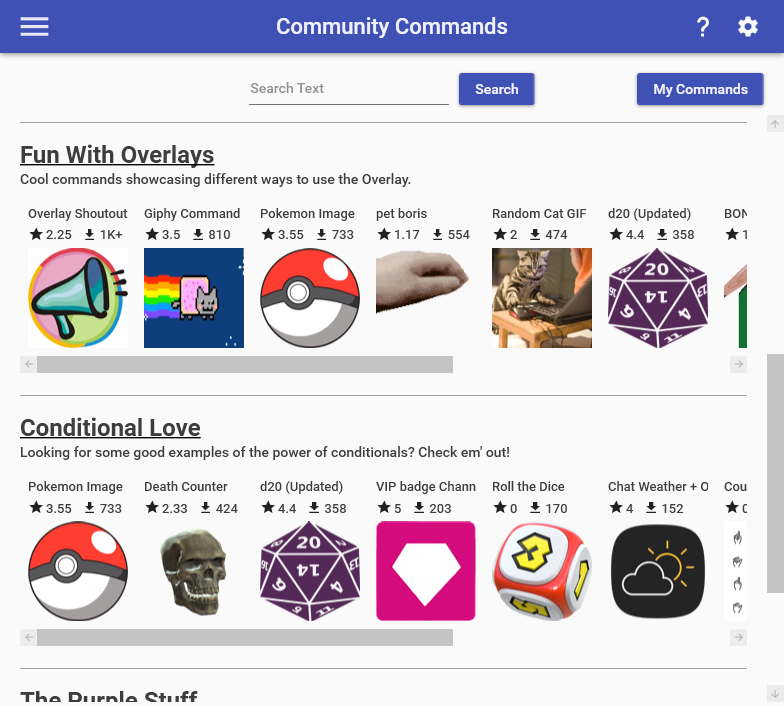 Community Commands