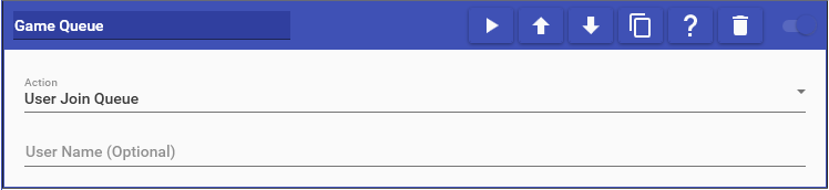 Game Queue Action