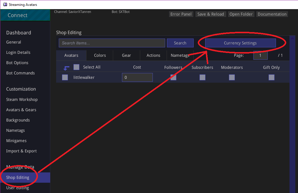 Stream Avatars Setup 1