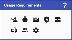 Usage Requirements