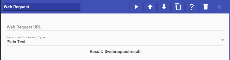 Web Request Action